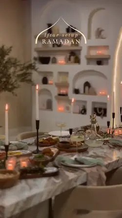 Iftar setup ramadhan