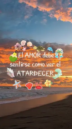 Atardecer...