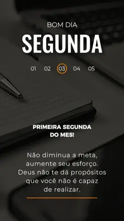 Segunda bom dia 
