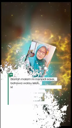Malam menjadi saksi