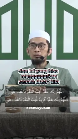doa penggugur dosa
