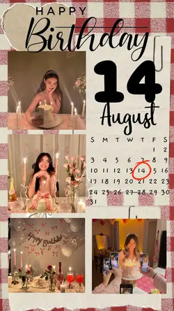 BIRTHDAY 14 AUGUST