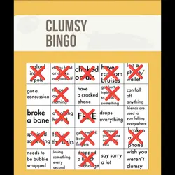 clumsy bingo 