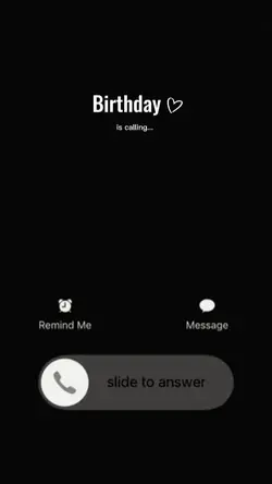 birthday is calling