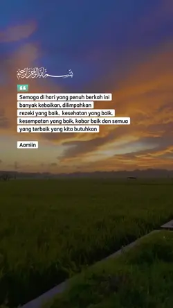 Bismillah hari ini