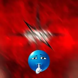 Blue emoji 