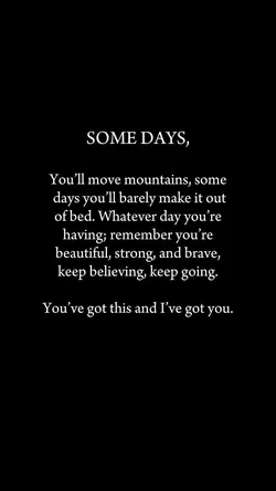 Some days 