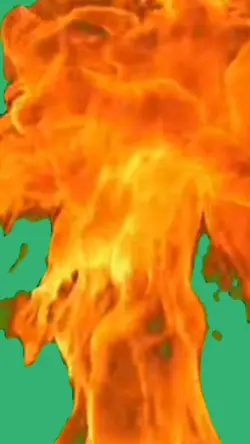 flame green screen