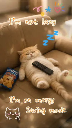 I’m not lazy ❤️