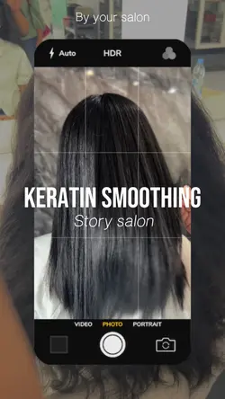 Story smoothing hair