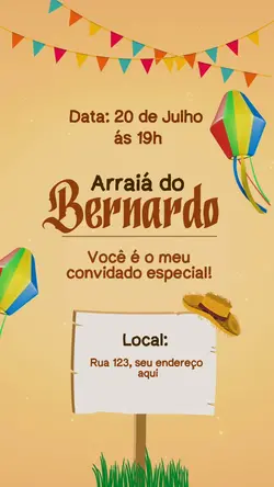 Arraiá | Convite 