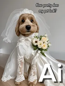 AI BRIDAL PET OUTFIT