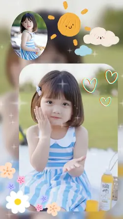 Mẫu 2 ảnh tone xinh