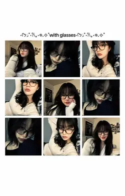 with glasses