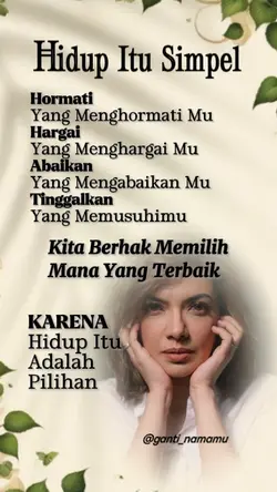 Hidup itu simpel 