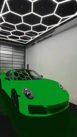 porsche Green screen