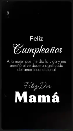 Feliz Cumple Mamá 