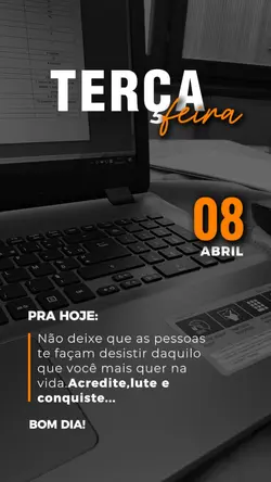 Terça 08 de Abril 