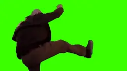 Walter white kicking