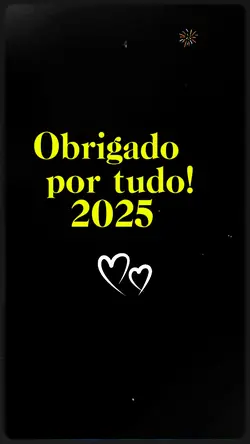 Obrigado 2025