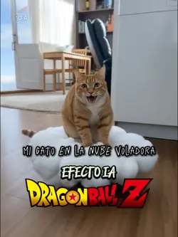 Mi gato volando IA
