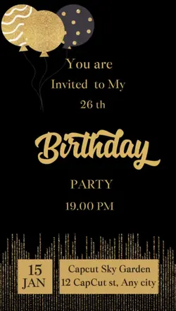 Bday Invitation
