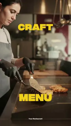 Sizzle & Serve: Fast Kitchen Montage