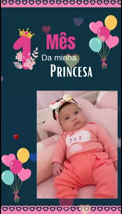 Aniversário 1 mês 