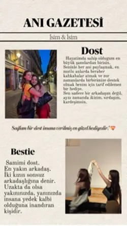 Arkadaş anı gazetesi