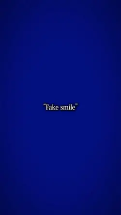fake smile