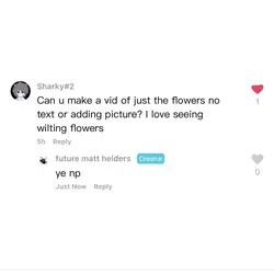 flower dying overlay