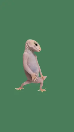 Gecko Throwing Shade