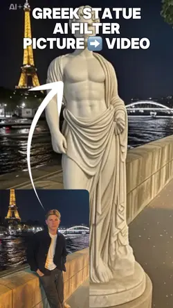 Greek statue filter