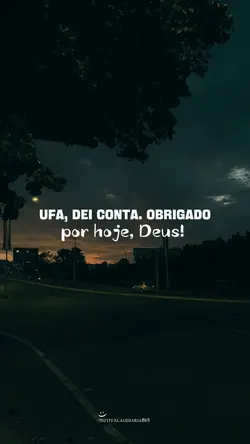 Obrigado por hoje
