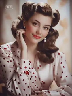 Curly Hairstyle 1940
