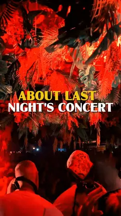 ABOUT LAST CONCERT 