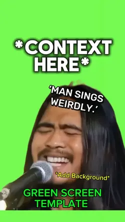 ‘MAN SINGS WEIRDLY.’