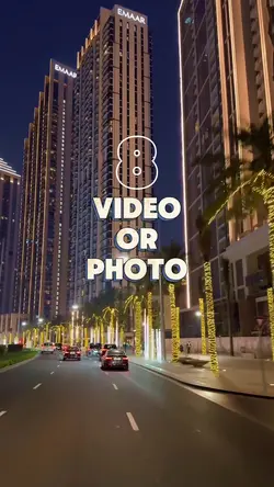 8 video or photo 