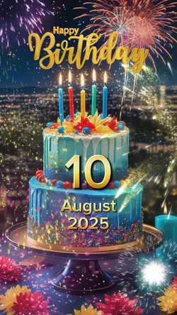 hbd 10 August 2025