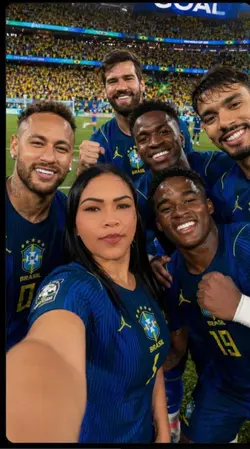 Jogadores do Brasil