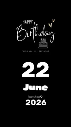 Hbd 22 June 2026 