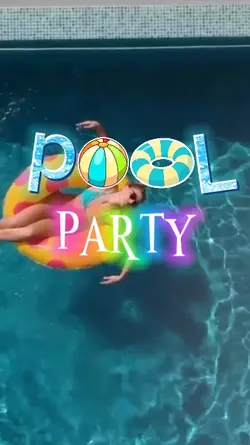 summer pool party 
