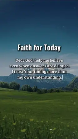 Faith for today