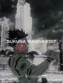 B&W Sukuna Manga