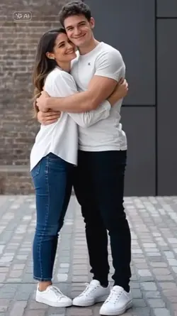 hug girlfriend