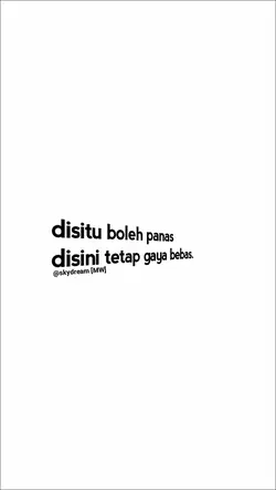 disitu boleh panas