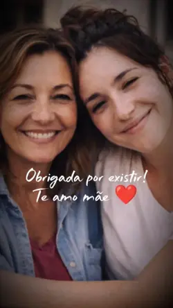 Te amo mãe