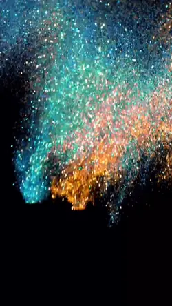 Particles falling