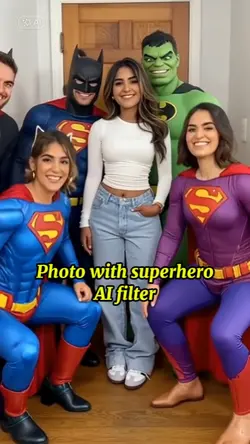 Superhero AI filter