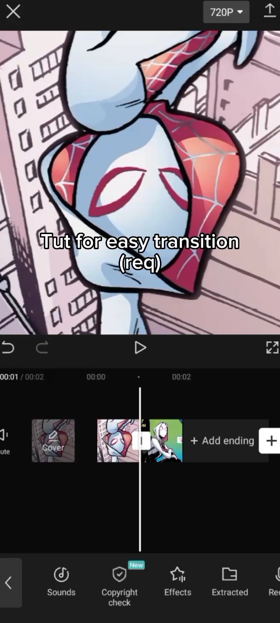 capcut template cover